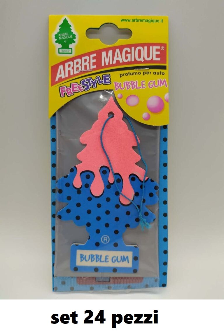 Set De 24 Piezas Aromatizante Para El Interior Del Auto Sabor Chicle