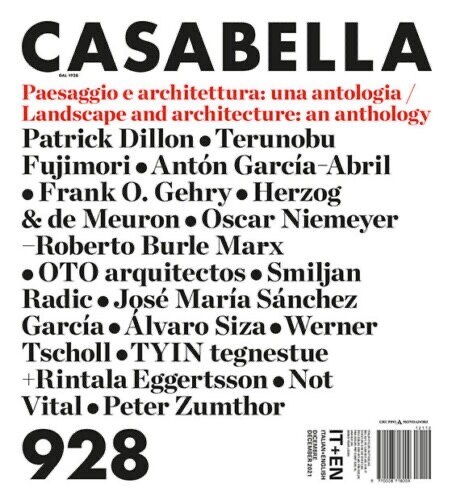Casabella Magazine No 928 December 2021 New & Sealed