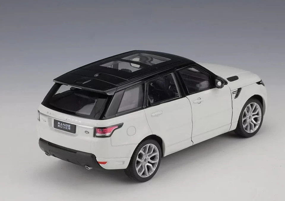 Welly 1:24 Land Range Rover Sport White Diecast Model Sports Racing SUV Car Toy - Image 4 of 4