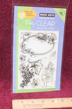 Hero Arts Poly Clear Stamps - Artistic Grapes