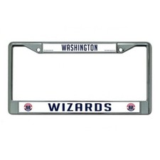 washington wizards nba basketball team logo license plate frame made in usa