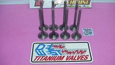 8 Del West Titanium Exhaust Valves 1132 - 1.585 Head- 5.140 Long Sb Chevy 8 Del West Titanium Exhaust Valves 1132 - 1.585 Head- 5.140 Long Sb Chevy