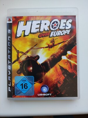 Heroes Over Europe (Sony PlayStation 3, 2009) Gut Ubisoft Game 