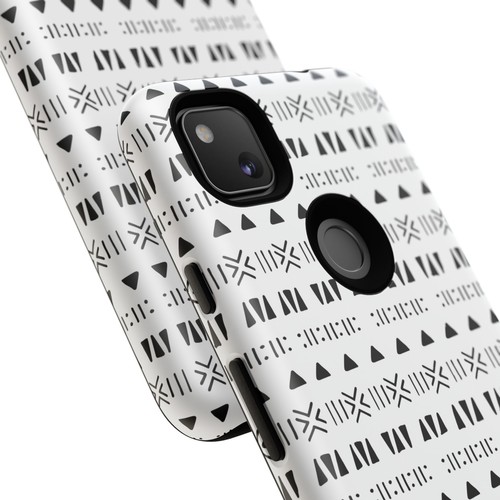 Black and White Southwestern Aztec Pattern Google Pixel Tough Cases - 第 73/131 張圖片