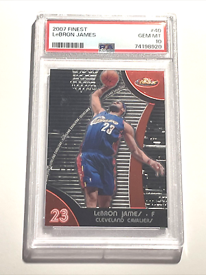 2007-08 Topps Finest LeBron James #40 PSA 10 GEM MT | eBay 2007-08 Topps Finest LeBron James #40 PSA 10 GEM MT | eBay