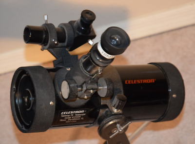 Celestron Tabletop 76 Telescope Model #31034 600mm Focal Length