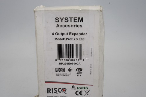 Risco RP296E08000A ProSYS E08 system accessory 4 output expander- NEW - Afbeelding 7 van 7