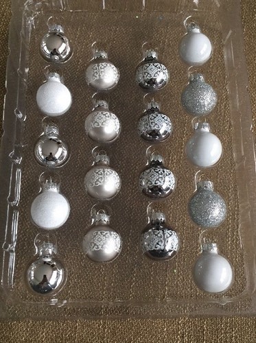 Ornamenti in vetro fatti a mano regalo 18 set in scatola dicembre casa - Foto 11 di 11