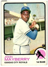 1973 Topps #118 John Mayberry Kansas City Royals