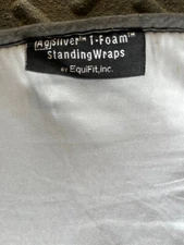 Equifit AgSilver 'T-Foam' Standing Wraps in Grey - 16”