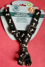 Greenbrier Kennel Club Black Adjustable Dog Harness  Medium