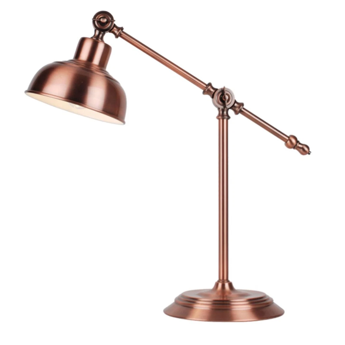 Brushed copper table lamp deals