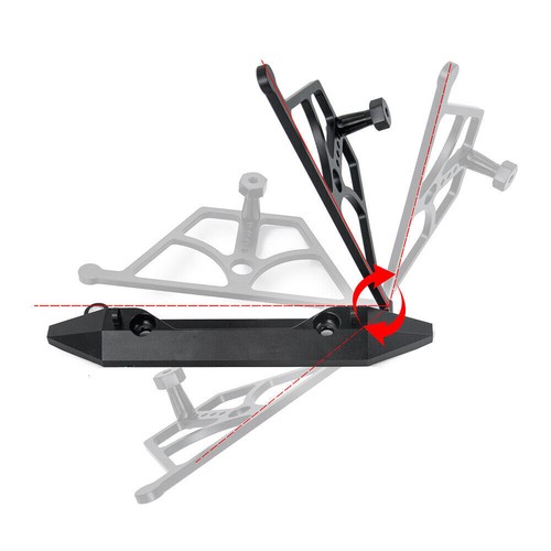Soporte de parachoques trasero de metal para oruga 1/10 RC axial SCX10 y SCX10 II 90046 90047 - Imagen 2 de 11