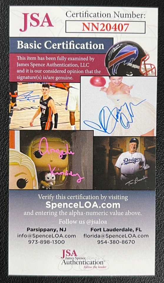 Jean Beliveau подписанный '77 Sportscaster #10-14 JSA с сертификатом подлинности HOF '72 M. Canadiens NHL! - Изображение 4 из 4