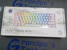 New Razer Huntsman Mini 60% Gaming Keyboard: Clicky Optical Switches - White
