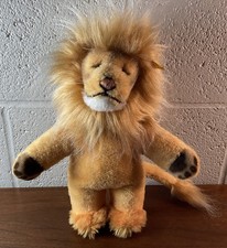 Vintage 1970 s Steiff Leo The Lion Plush 12 Used With Button Eat Tag