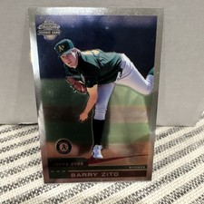Topps 2000 Chrome Traded & Rookies Barry Zito Rookie Card #T67 Athletics. rookie card picture