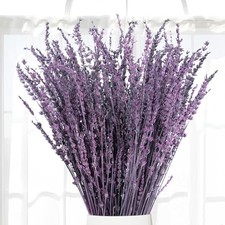 3.5oz Dried Lavender Bundle   230 Real French Lavender Stems with Purple
