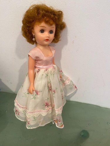 1950s Fashion Doll 10.5" Auburn Little Miss Revlon Clone Eegee Vintage Outfit - Picture 2 of 8