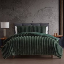 Hallmart Collectibles 3pc King Comforter Set Green