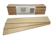 Wood Shims 8 Inch 12 Pack Kiln-Dried Tapered Shims for Leveling Doors, Wi.