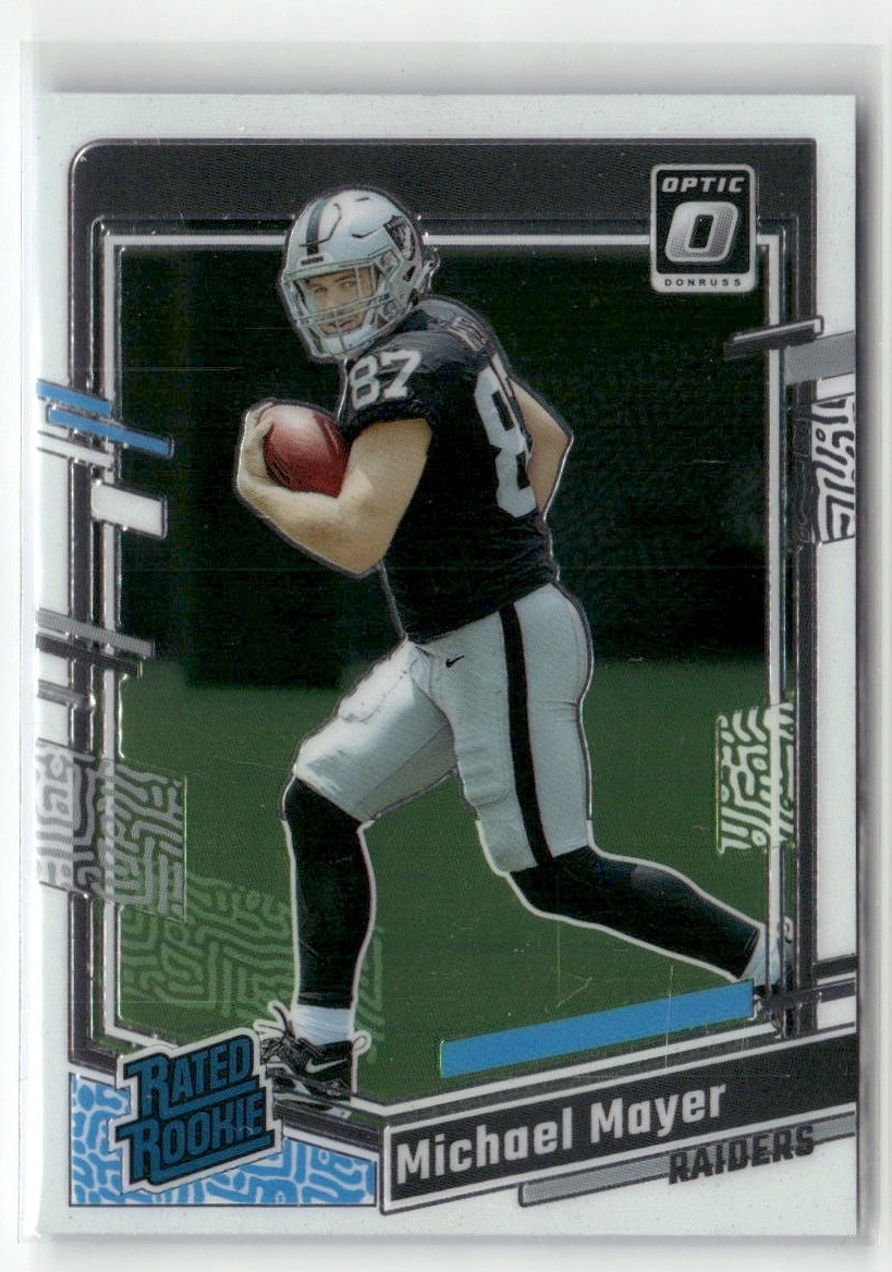 2023 Donruss Optic Michael Mayer 260 Las Vegas Raiders RC
