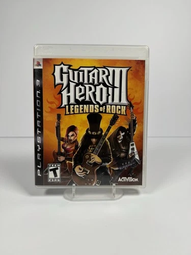 Guitar Hero III 3 Legends of Rock (Sony PlayStation 3, 2007) PS3 Complete