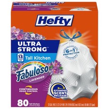 Ultra Strong 13 Gallon Trash Bags, Tall Kitchen Trash Bags 13 Gallon Size, Re...