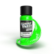 Spaz Stix Green Fluorescent Airbrush Ready Paint 2oz Bottle SZX02150 02150