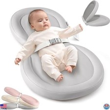 Soft Foldable Baby Changing Pad, Waterproof Non-Slip Wipeable, 30"x19", Gray