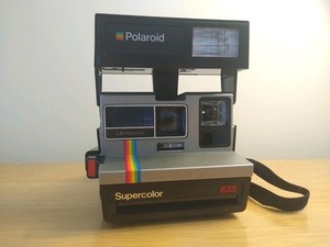 POLAROID 635 Supercolor LM Program Instant Camera With Strap