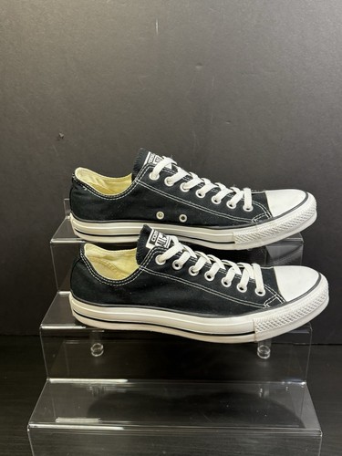 ⭐️Converse Chuck Taylor All Star⭐️ Black/White Low Top Sneakers US M 9/WO 11 - Picture 3 of 6