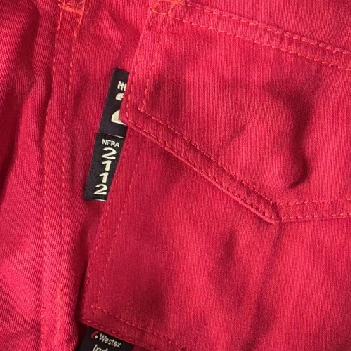 Neese Indura Westex Wear HRC2 FR Shirt Size Medium 38/40 Red Coveralls image 7