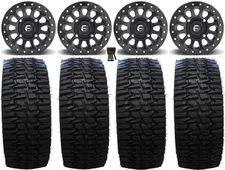 Fuel Vector Beadlk 15" Wheels 33" Desert Race Tires Can-Am Commander Maverick