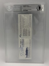 Robert F Kennedy Jr RFK Signed Waterkeeper Alliance Business Card BECKETT