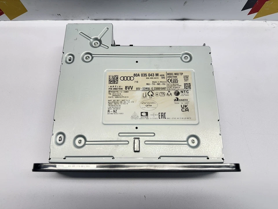 AUDI Q5 MK2 2024 MULTIMEDIA HEAD UNIT MIB3 TOP RHD 80A035043 — 第 2/3 张图片