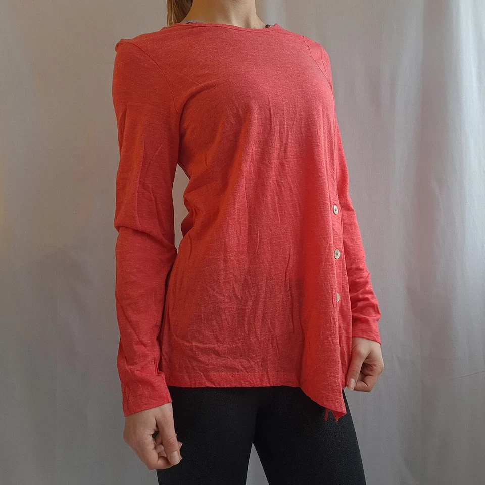 ¡Nuevo con etiquetas! Blusa túnica ligera de mezcla de lana Yarra Trail... - Imagen 2 de 4