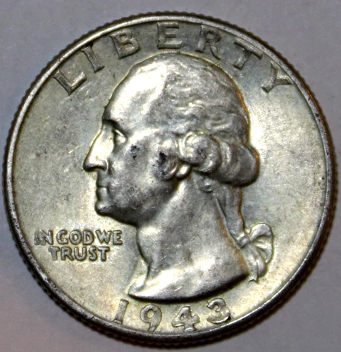 1943-P Washington Quarter - 90% Silver - AU - #0526EA