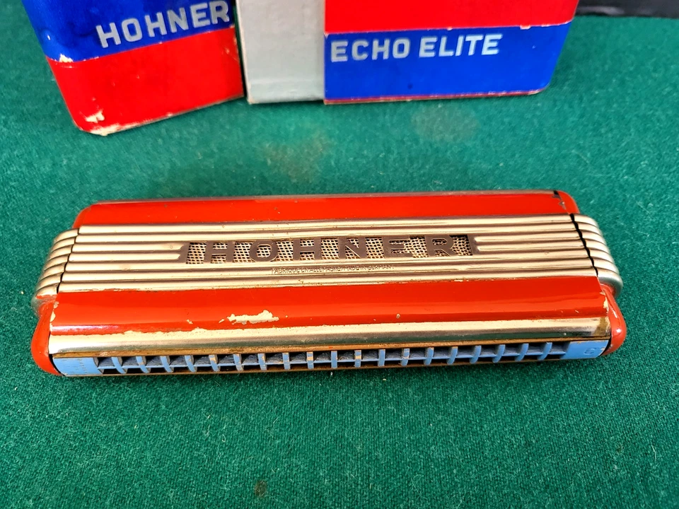 Armónica Hohner Echo Elite Art Deco Años 30 De Colección En Caja Original - HALLAZGO RARO Foto 2 de 4