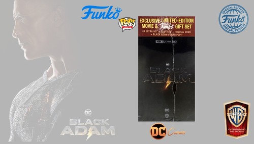 Funko Pop Special Edition Black Adam Figure 4K Ultra HD Blu-ray & Digital Copy - Picture 6 of 14