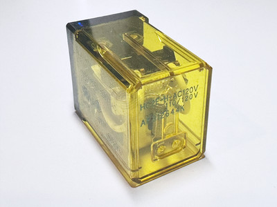 HC2E-H-AC120V NAIS Plug-in Power Relay 120VAC DPDT 3A 250VAC 8-Pin Amber Sealed