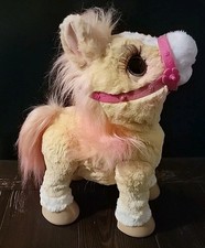 FurReal Cinnamon My Stylin Pony Toy Interactive Talking Horse Works Kisses,Snore