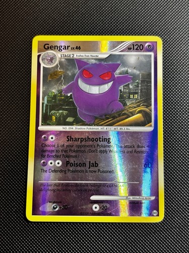 Pokemon Gengar Reverse Holo Rare 17/99 - Arceus - English HP110Pokemon