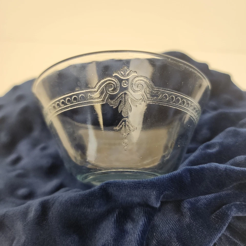 Набор из 4 винтажных чаш из синего стекла Fire King для фруктов десертов якорь хокинг - Изображение 2 из 4