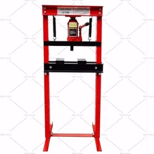 XK USA 12 Ton Shop Press Floor H-frame Press Plates Hydraulic Jack