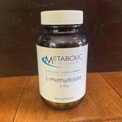 Metabolic Maintenance L-Methylfolate 5mg - Daily Use (90 Capsules) Exp 3/2026