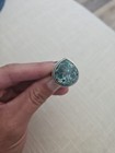 Silver Natural Stone Ring, Size 7 — photo 1