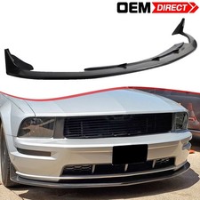 Fits 05-09 Ford Mustang V8 Type Cv3 Style Front Bumper Lip Spoiler Pu Unpainted
