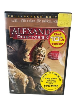 Alexander DVD 2004 Director's Cut Colin Farrell Angelina Jolie