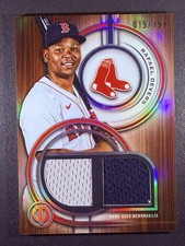 2025 Topps Tribute #DR-RD Rafael Devers Dual Relics #/199 SP Giants Red Sox